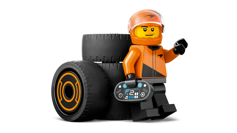 LEGO F1 Driver with McLaren Race Car 86 Pieces - British product