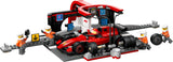 LEGO F1 pit stop building set with Ferrari car 322 pieces, imported from the UK