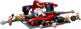LEGO F1 pit stop building set with Ferrari car 322 pieces, imported from the UK