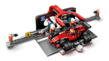 LEGO F1 pit stop building set with Ferrari car 322 pieces, imported from the UK