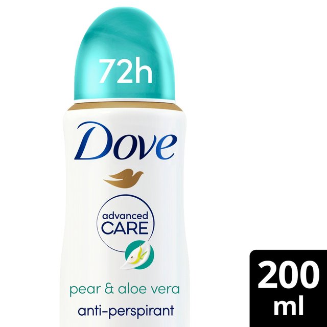 Dove Advanced Antiperspirant Deodorant Pear & Aloe Vera Aerosol   200ml