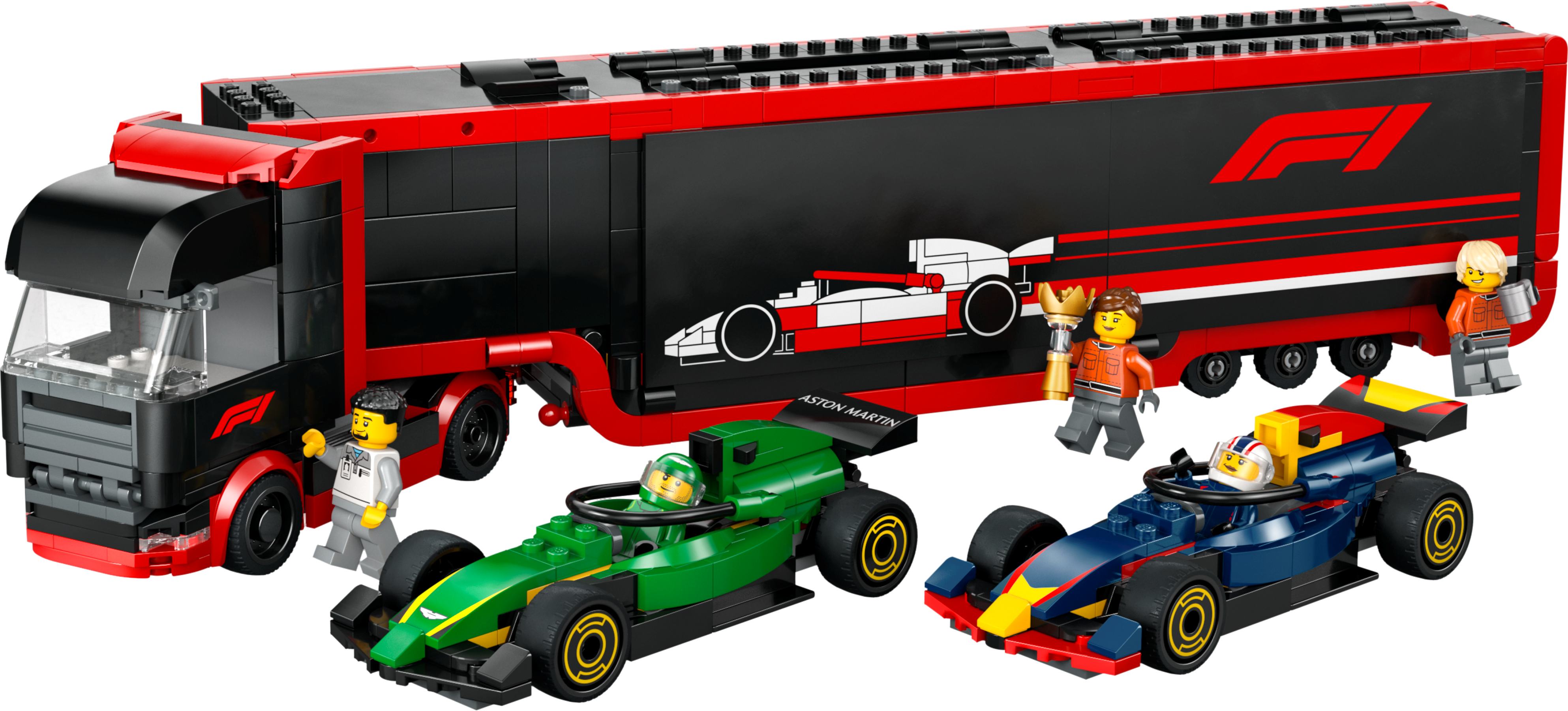 LEGO City F1 Truck RB20 AMR24 cars 1086 pieces - British product
