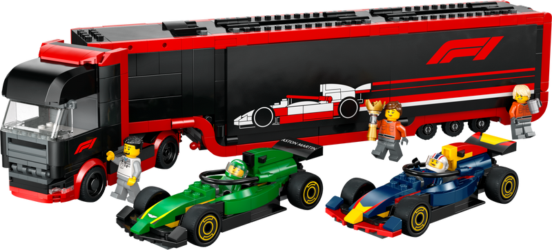 LEGO City F1 Truck RB20 AMR24 cars 1086 pieces - British product