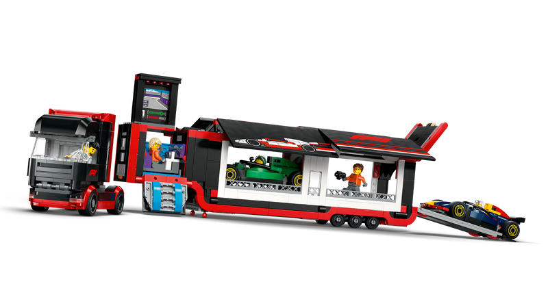 LEGO City F1 Truck RB20 AMR24 cars 1086 pieces - British product