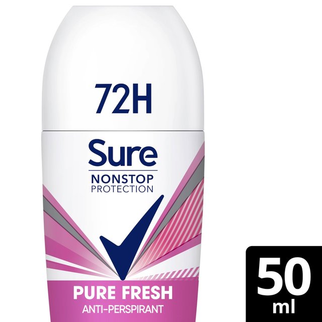 Sure Women 72hr Nonstop Antiperspirant Deodorant Roll On Pure Fresh   50ml GOODS M&S   