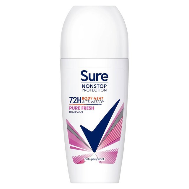 Sure Women 72hr Nonstop Antiperspirant Deodorant Roll On Pure Fresh   50ml