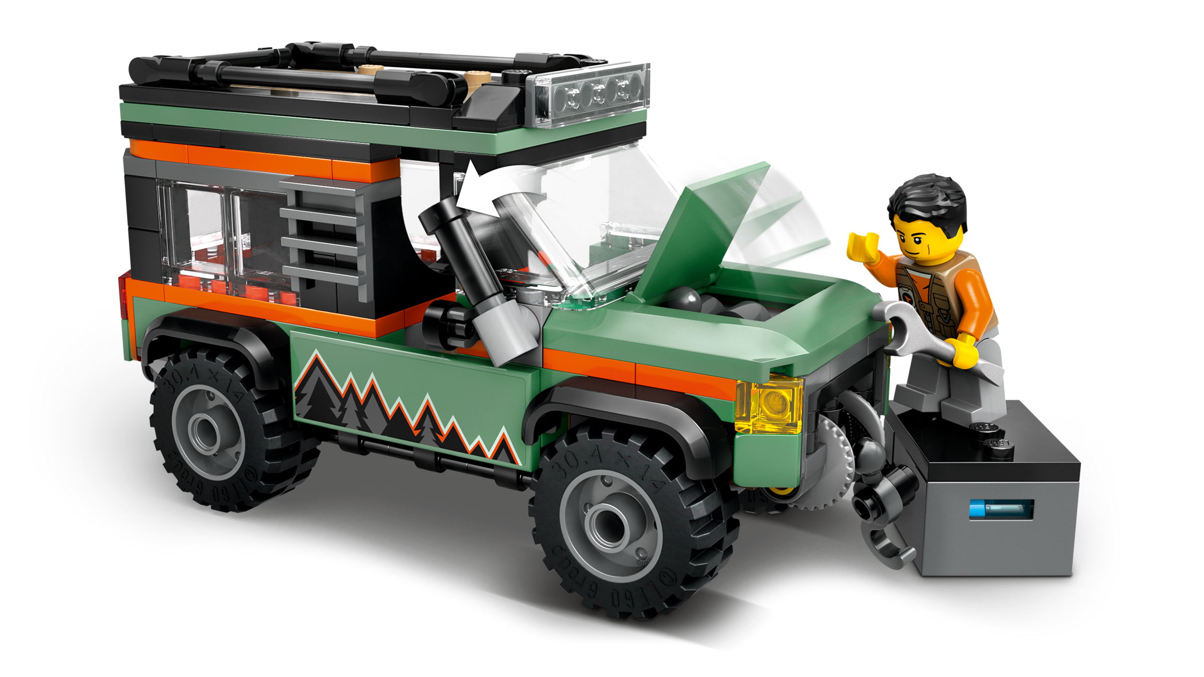 Lego City Off-Road 4x4 Mountain Truck 221 pieces, imported from the UK