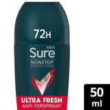 Sure Men 72hr Nonstop Antiperspirant Deodorant Roll On Ultra Fresh   50ml GOODS M&S   