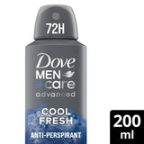 Dove Men+Care Advanced Antiperspirant Deodorant Cool Fresh   200ml GOODS M&S   