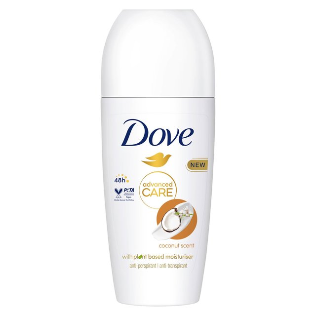 Dove Women Advanced Antiperspirant Deodorant Roll on Coconut   50ml GOODS M&S   