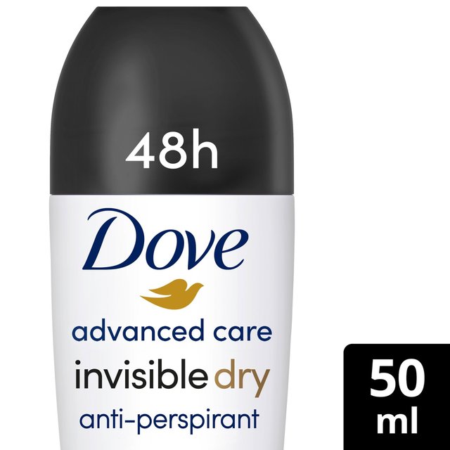 Dove Women Advanced Antiperspirant Deodorant Roll on Invisible Dry   50ml GOODS M&S   