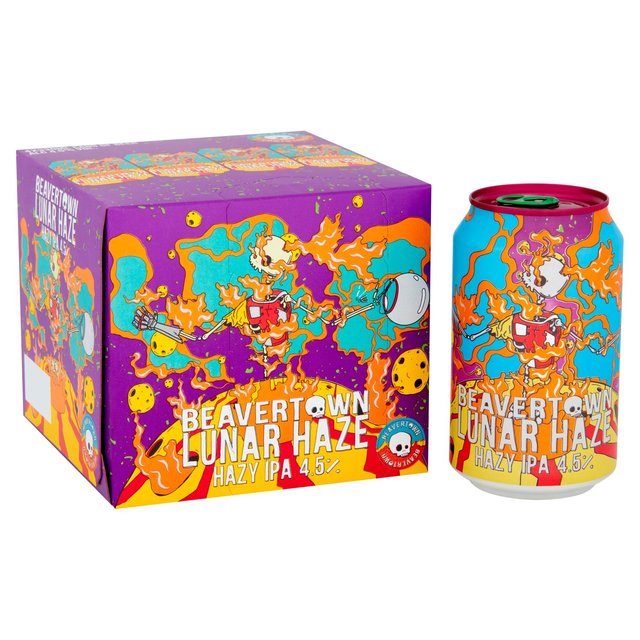 Beavertown Lunar Haze Hazy IPA   4 x 330ml GOODS M&S   