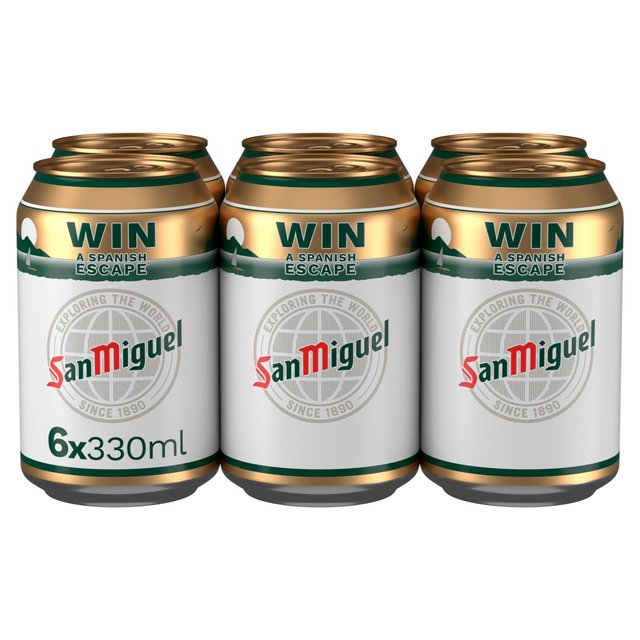 San Miguel Especial Premium Lager   6 x 330ml GOODS M&S   