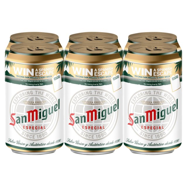 San Miguel Especial Premium Lager   6 x 330ml GOODS M&S   