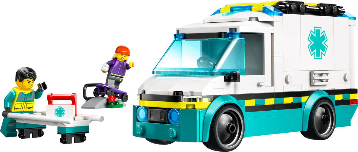LEGO City Emergency Ambulance 184 pieces - British product