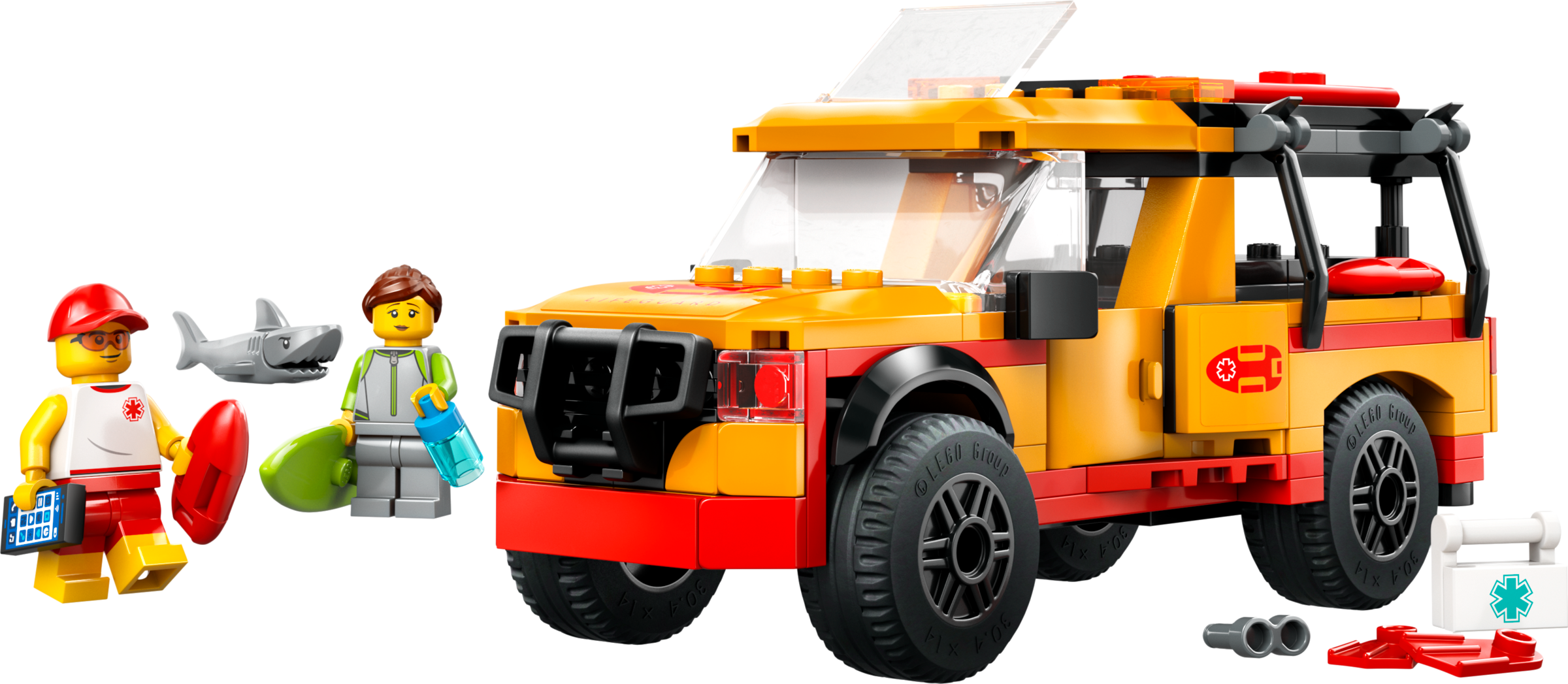 LEGO City Lifeguard Beach Rescue Truck 214 pieces, UK version