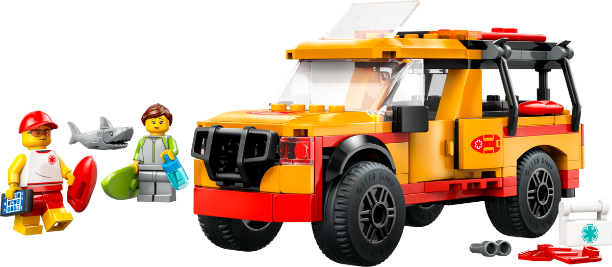 LEGO City Lifeguard Beach Rescue Truck 214 pieces, UK version