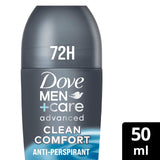 Dove Men+Care Advanced Antiperspirant Deodorant Clean Comfort   50ml GOODS M&S   