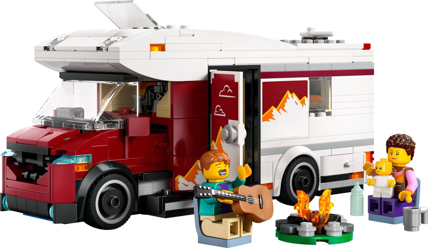 LEGO City Holiday Adventure Camper Van building set imported from the UK