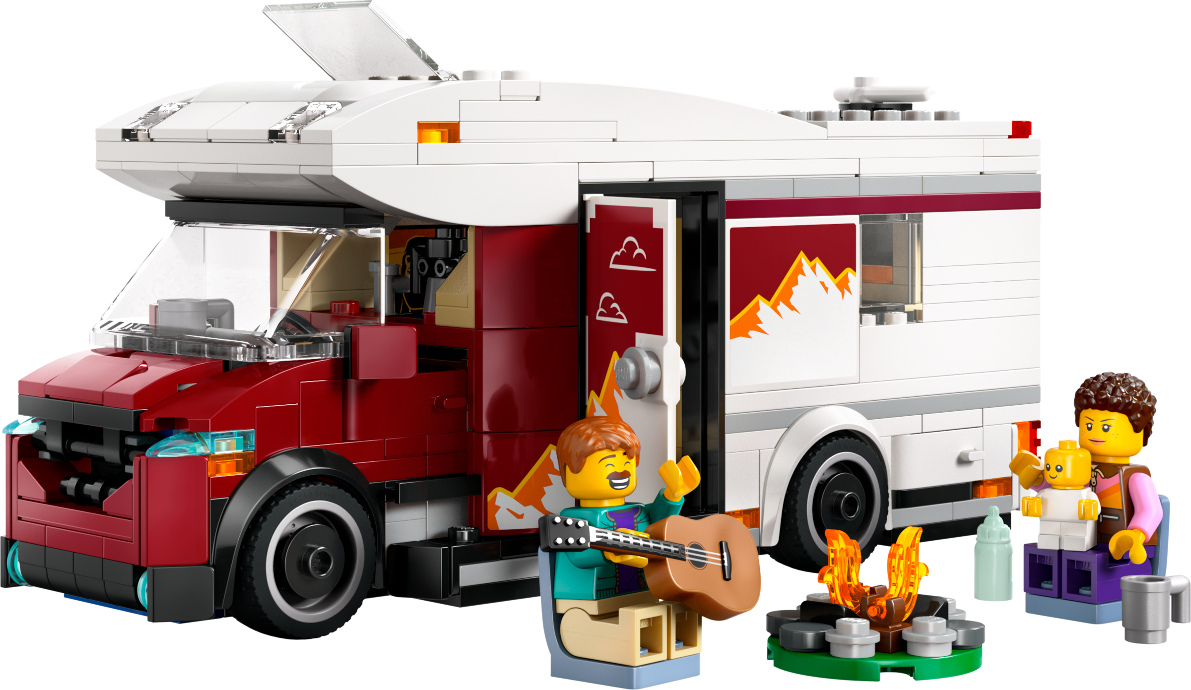 LEGO City Holiday Adventure Camper Van building set imported from the UK