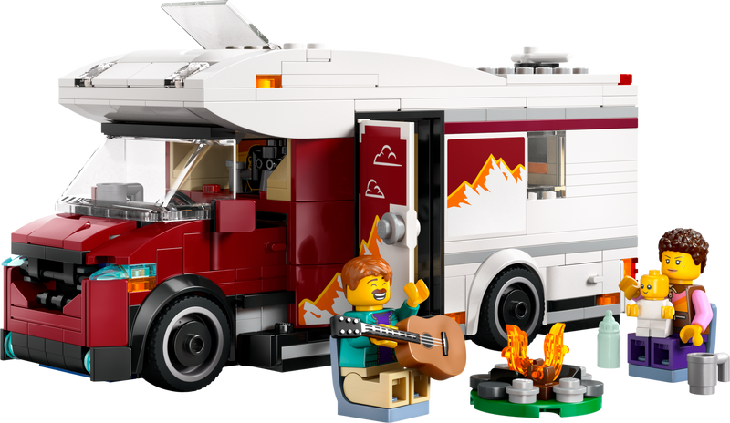 LEGO City Holiday Adventure Camper Van building set imported from the UK