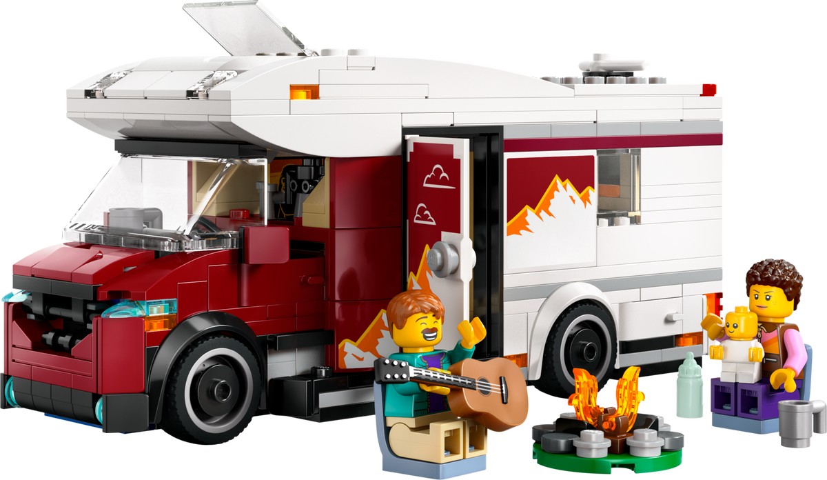 LEGO City Holiday Adventure Camper Van building set imported from the UK