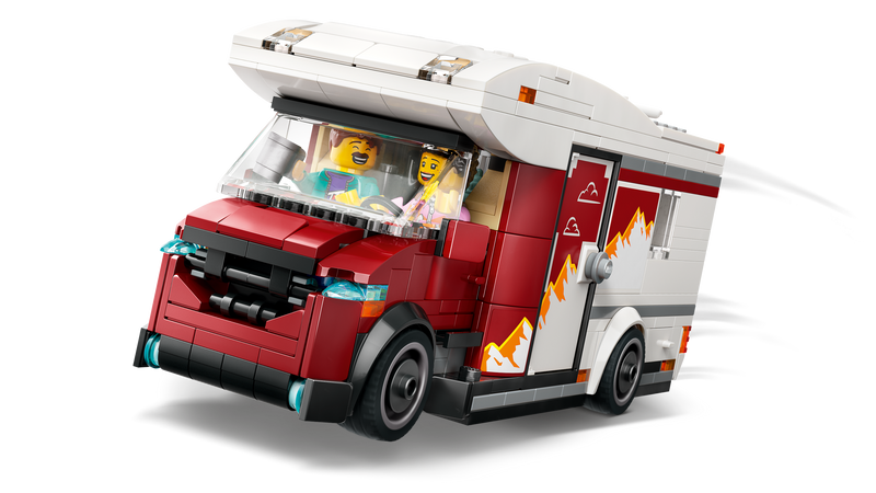 LEGO City Holiday Adventure Camper Van building set imported from the UK