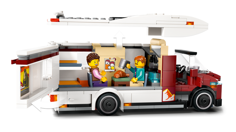 LEGO City Holiday Adventure Camper Van building set imported from the UK