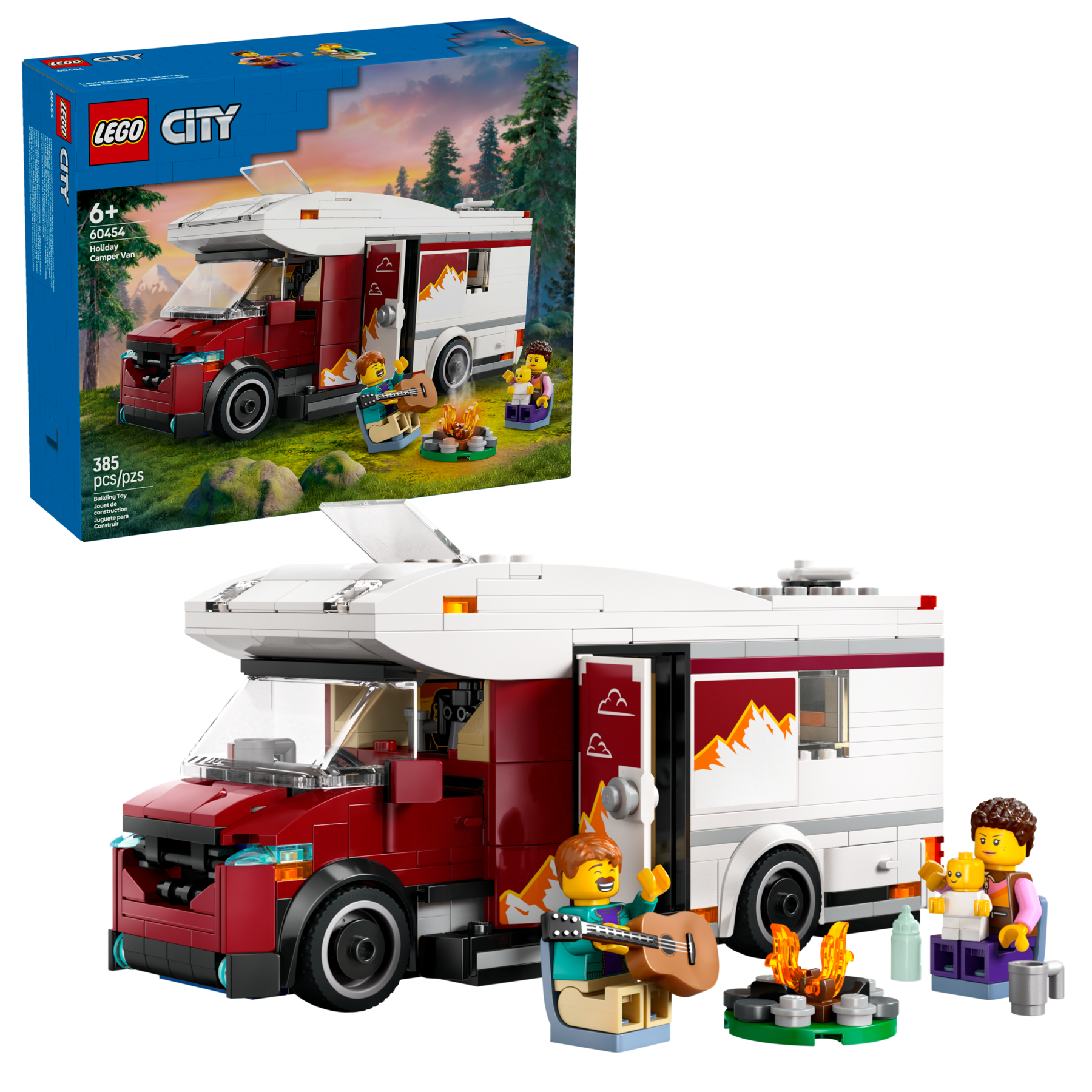 LEGO City Holiday Adventure Camper Van building set imported from the UK