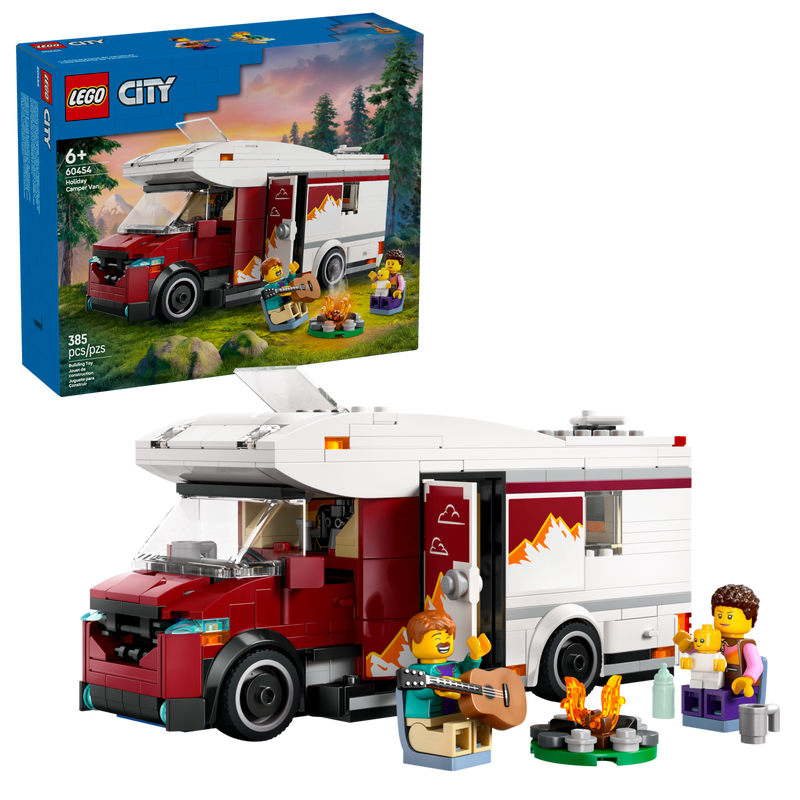 LEGO City Holiday Adventure Camper Van building set imported from the UK