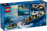 LEGO Police Boat Chase building set 264 pieces, imported from the UK