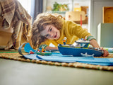 LEGO Police Boat Chase building set 264 pieces, imported from the UK