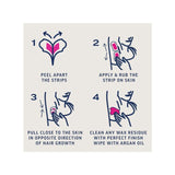 Veet Expert Wax Strips Bikini & Underarm Sensitive   16 per pack