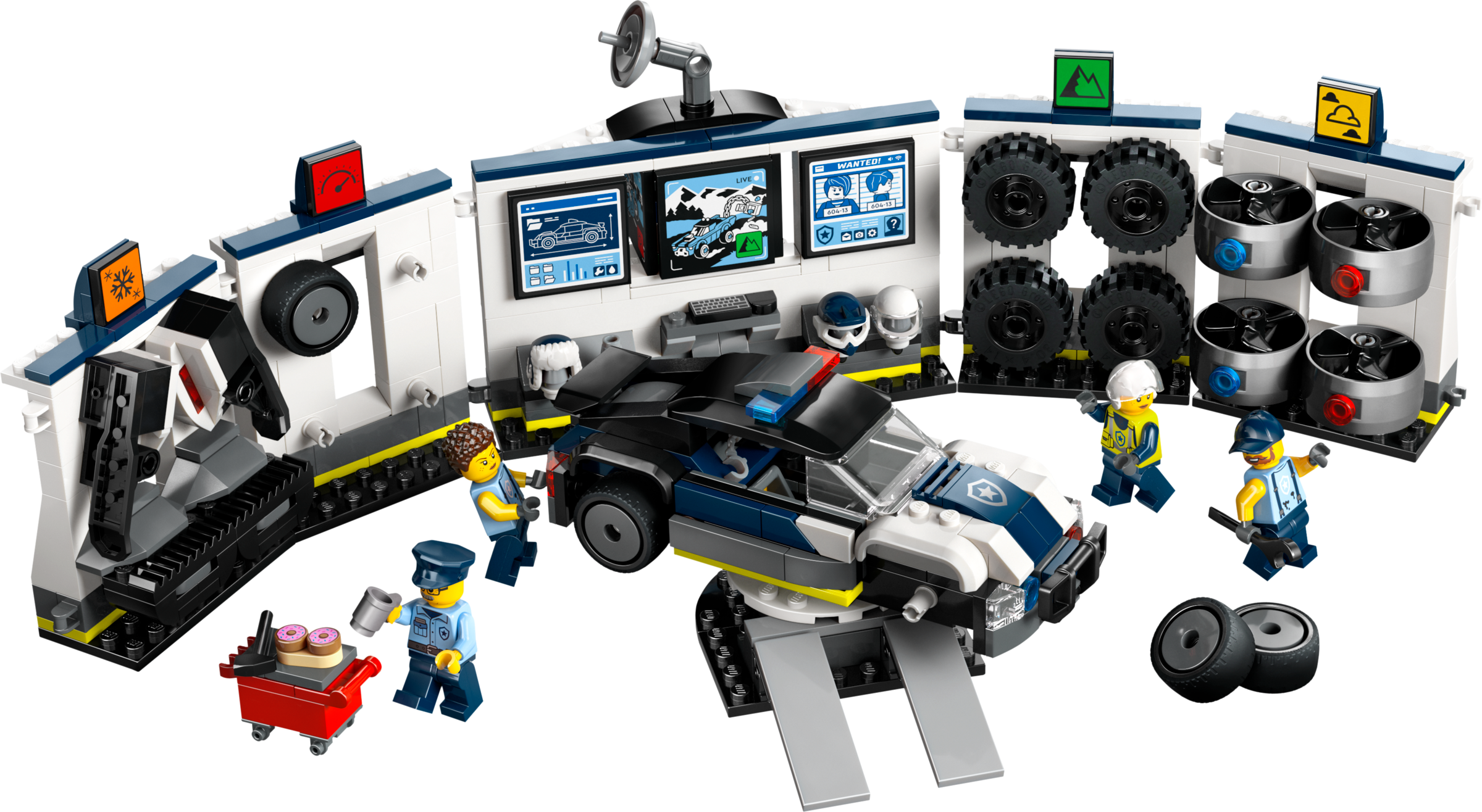 LEGO Police Car Garage 489 pieces - British product