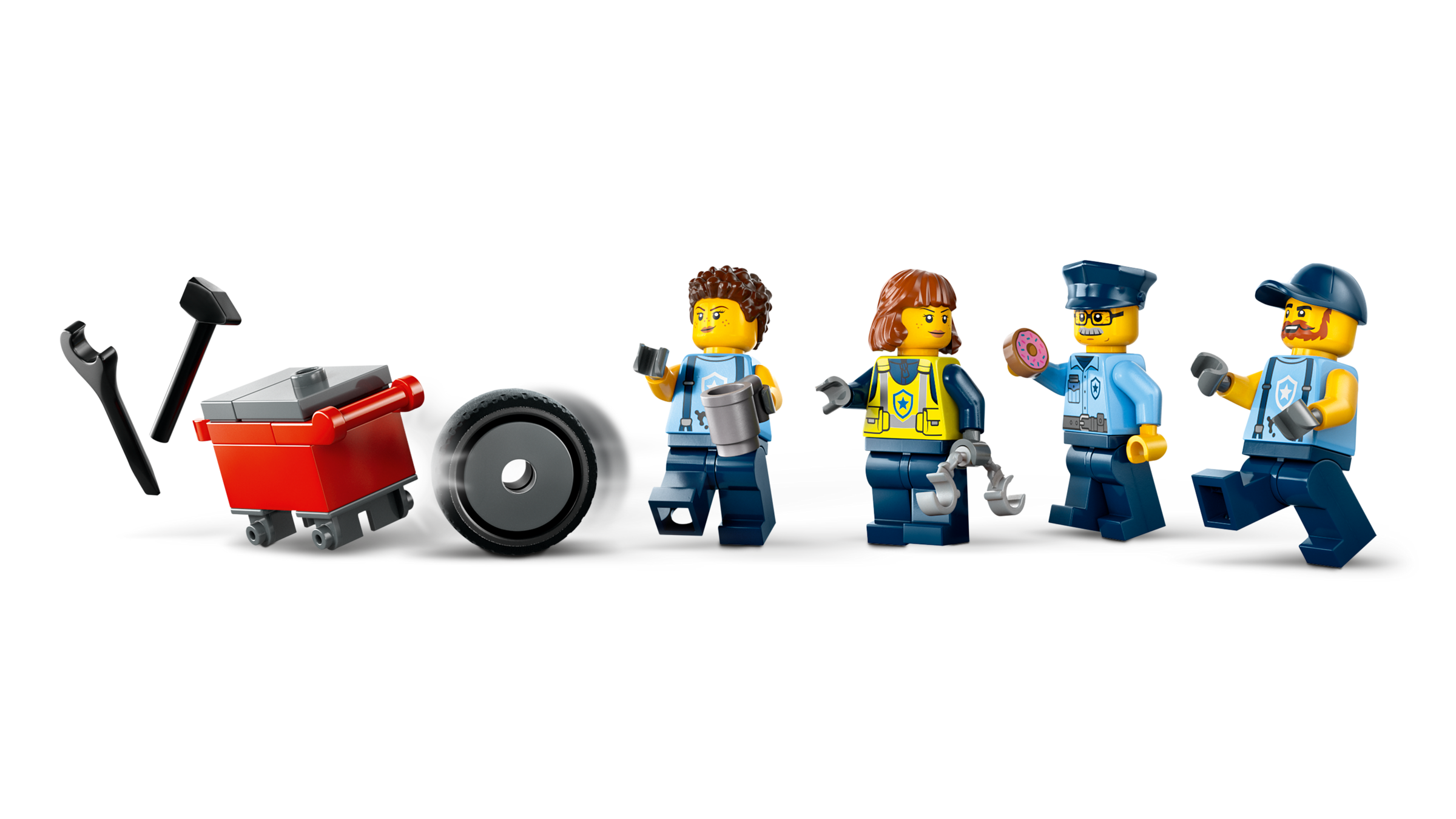 LEGO Police Car Garage 489 pieces - British product