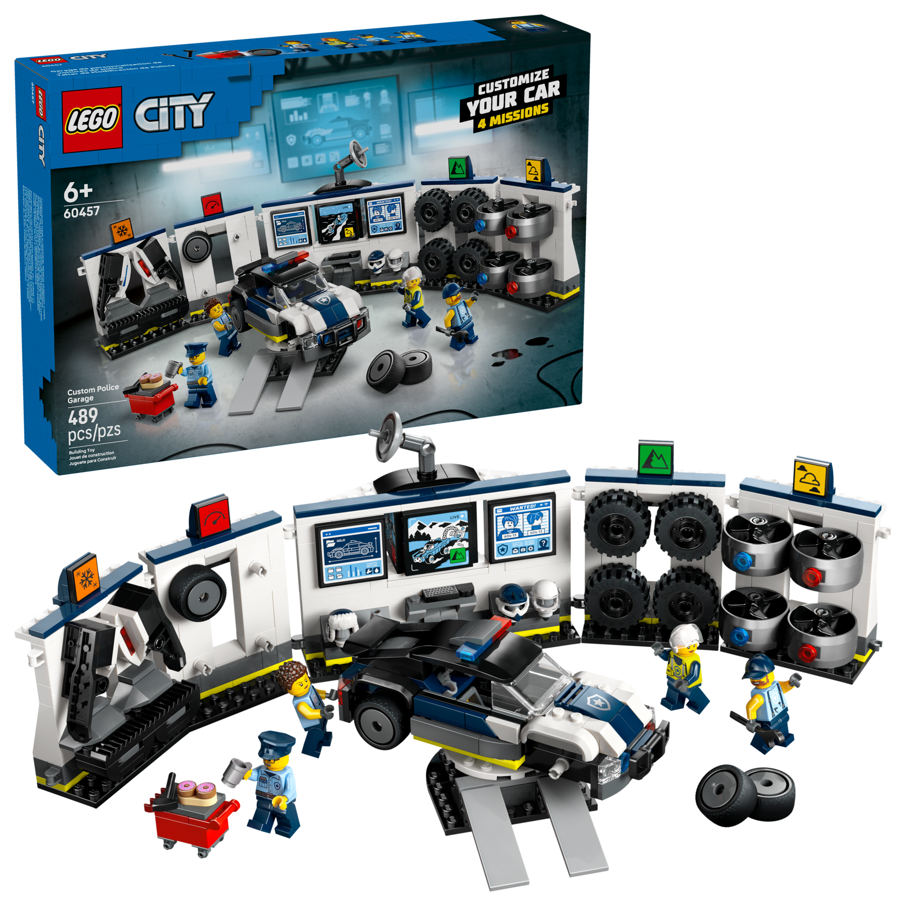 LEGO Police Car Garage 489 pieces - British product