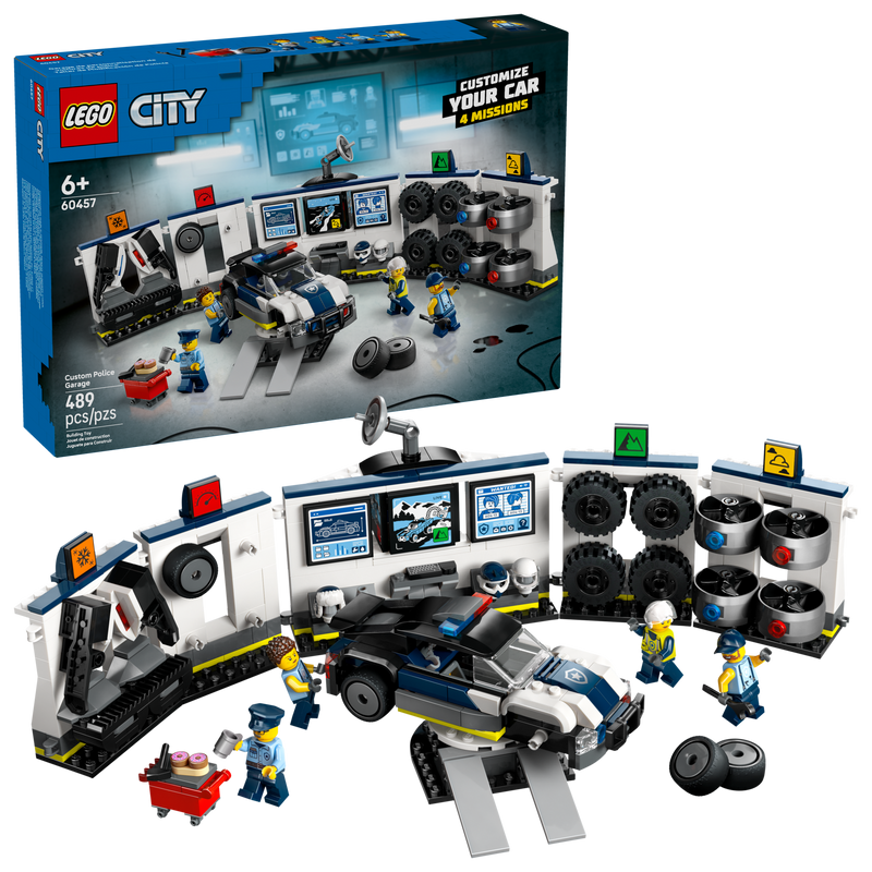 LEGO Police Car Garage 489 pieces - British product