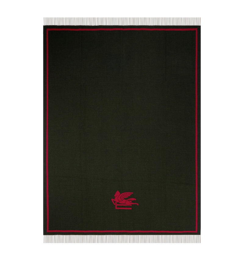 Etro Wool Fringed Boyd Throw 140cm x 180cm - British product