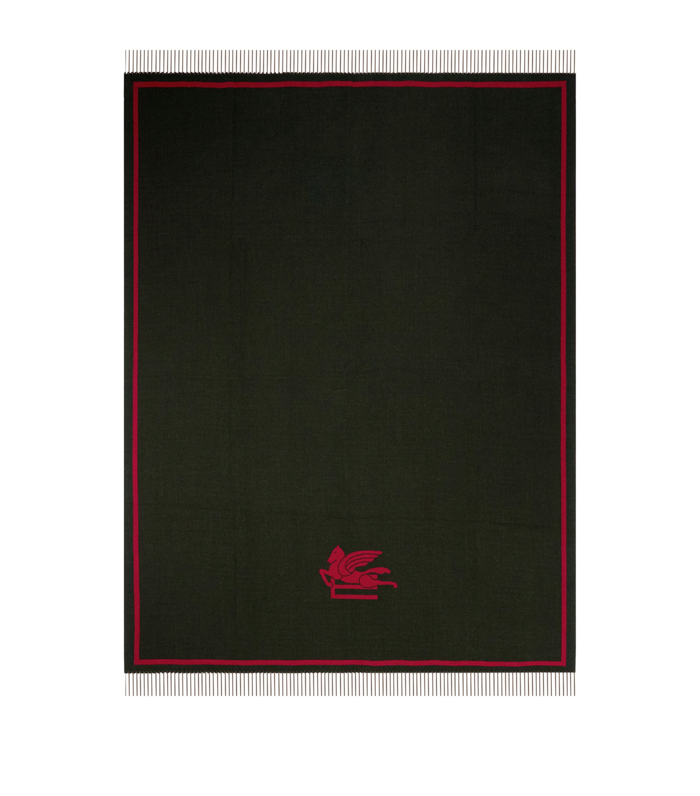 Etro Wool Fringed Boyd Throw 140cm x 180cm - British product