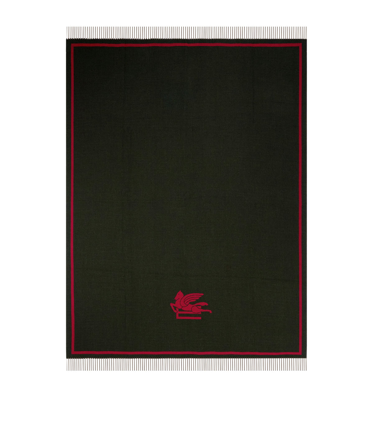 Etro Wool Fringed Boyd Throw 140cm x 180cm - British product