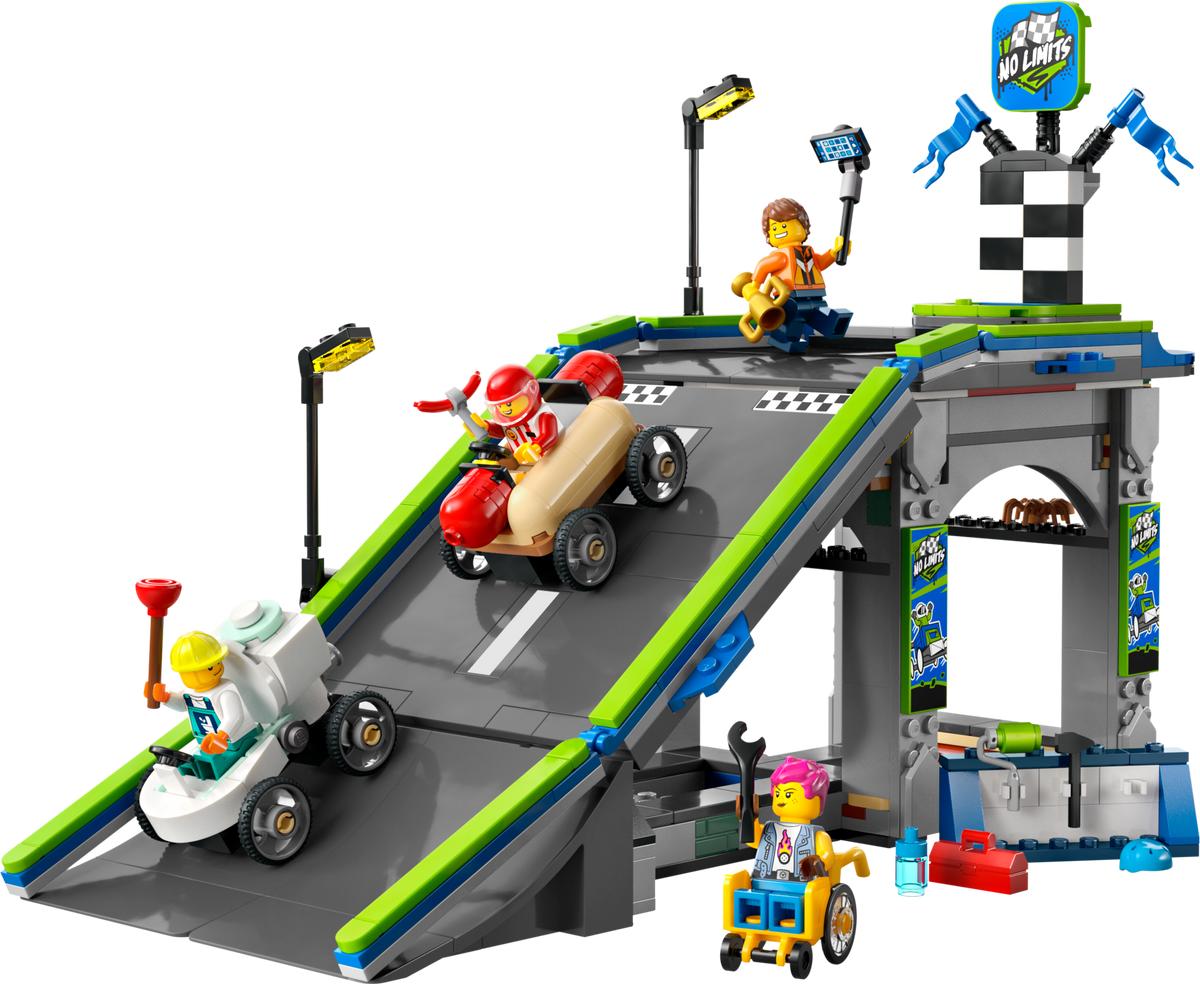LEGO City Race Car Ramp Track 436 Pieces, imported from the UK