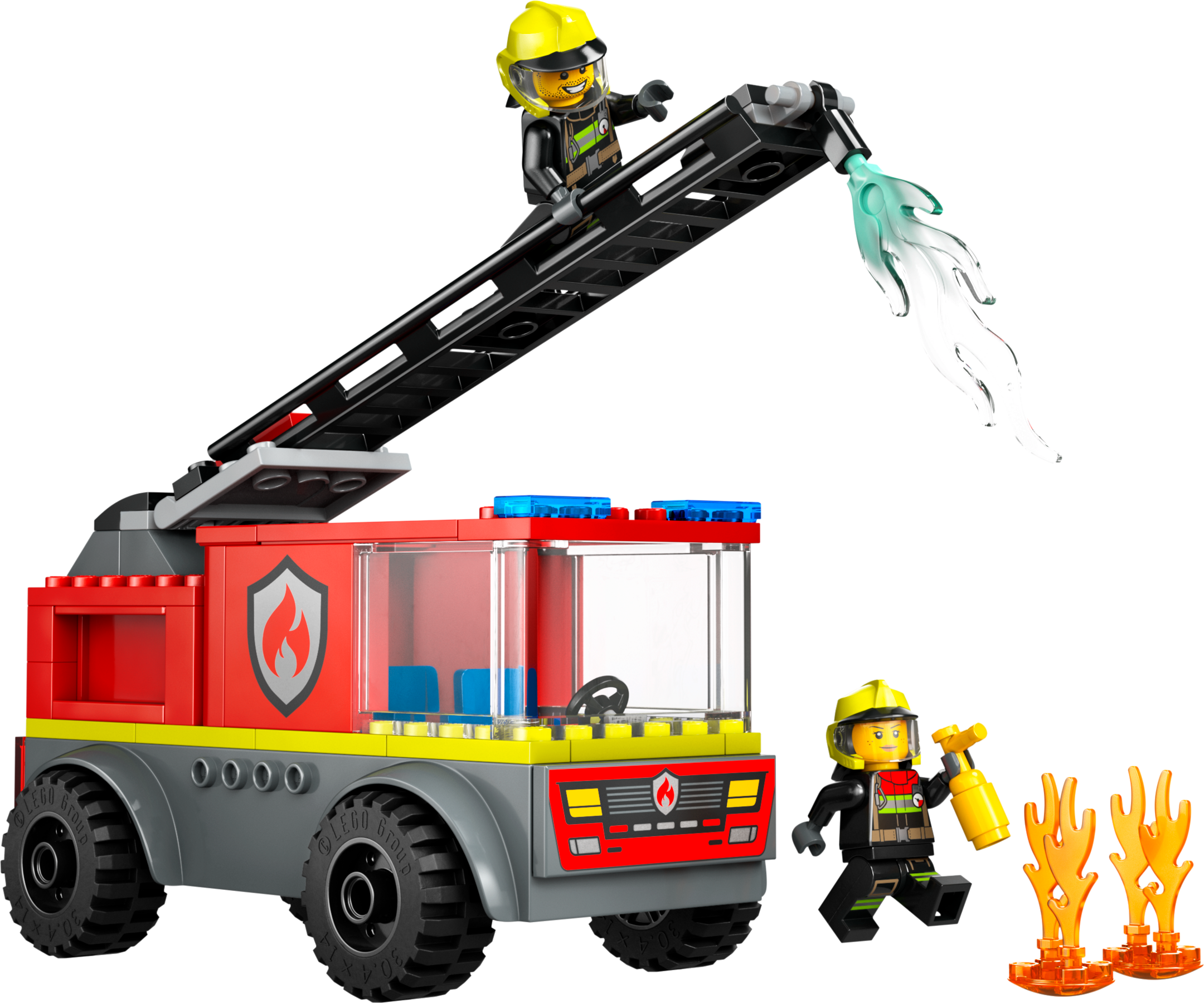 LEGO City Fire Ladder Truck 82 Piece Set - British product