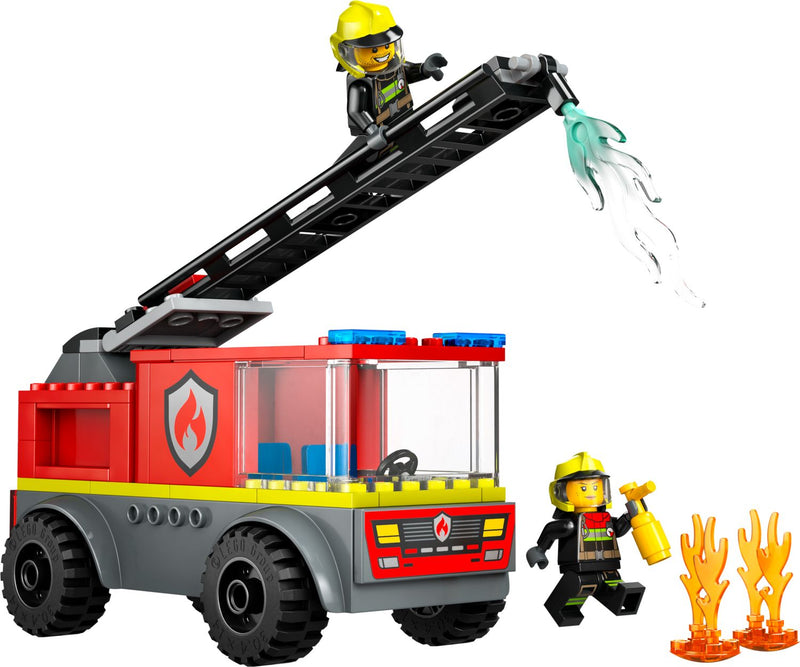 LEGO City Fire Ladder Truck 82 Piece Set - British product