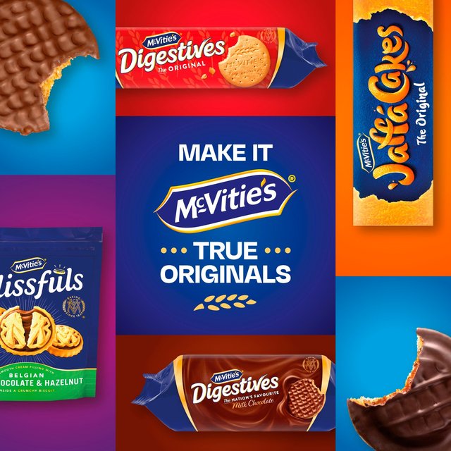 McVitie's Blissfuls Belgian Milk Chocolate & Hazelnut Biscuits    172g GOODS M&S   