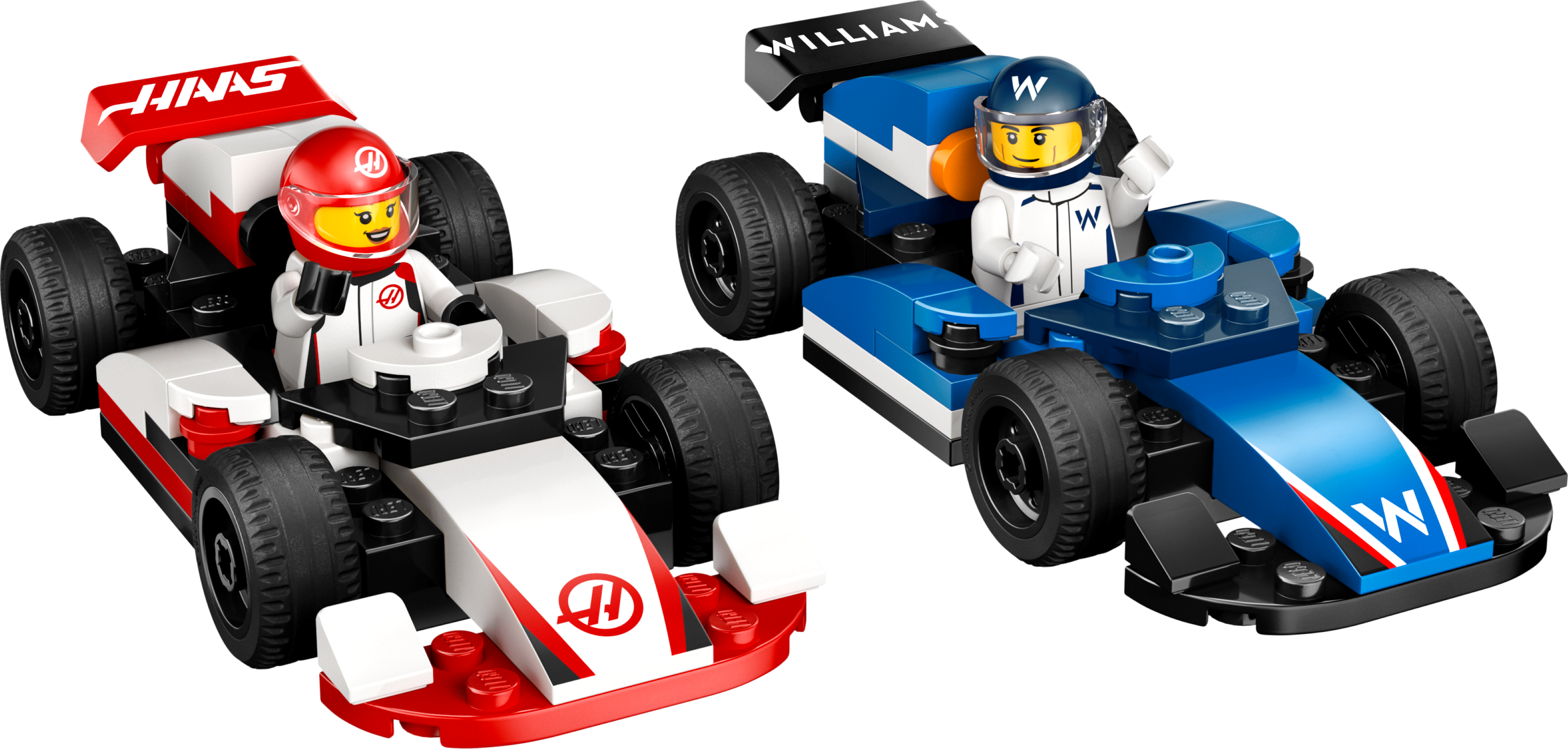 LEGO Williams Haas F1 Race Cars 92 Pieces - British product