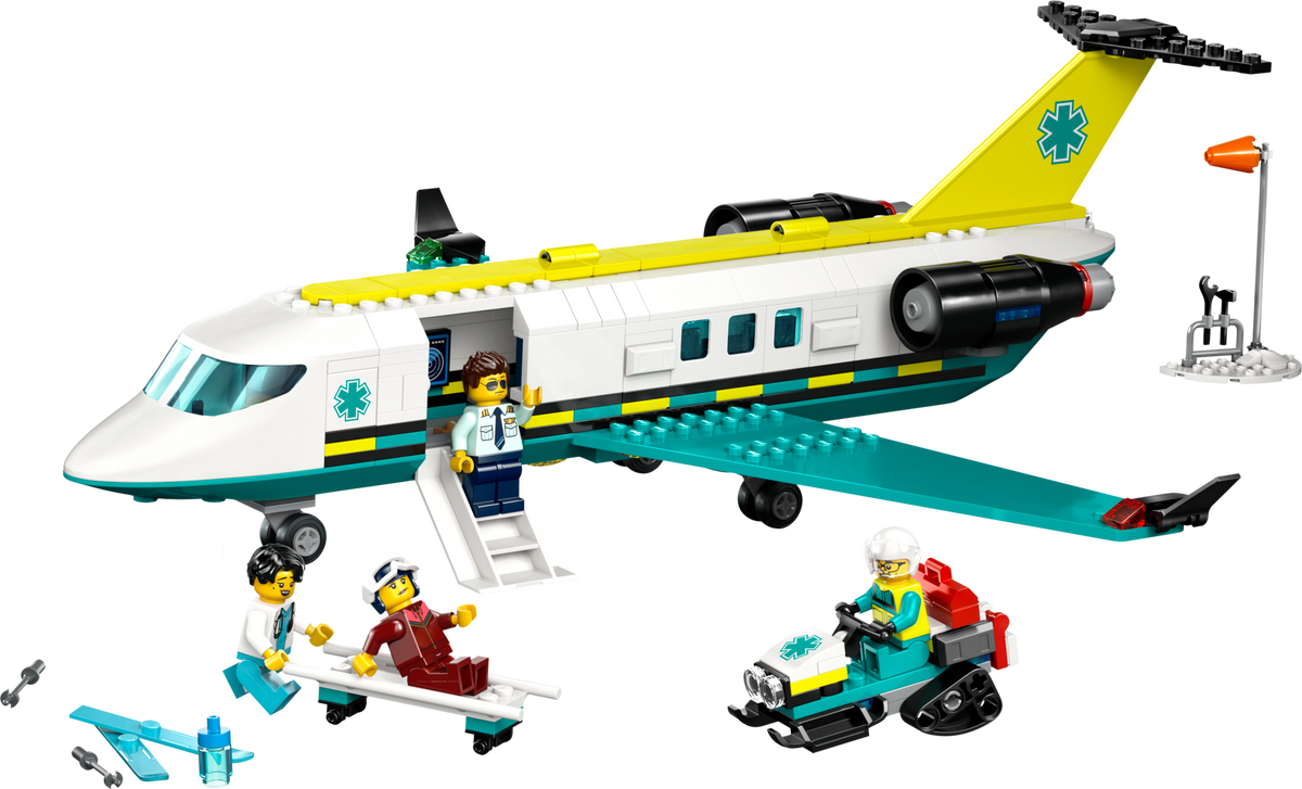 LEGO Air Ambulance Plane 403 Pieces - British product