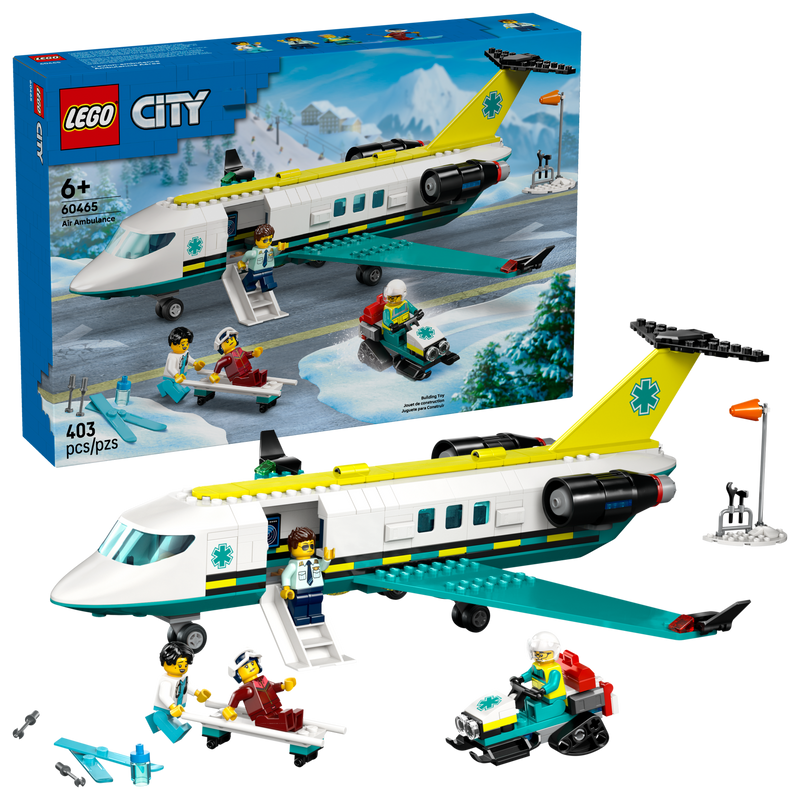 LEGO Air Ambulance Plane 403 Pieces - British product