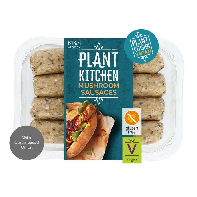 M&S Veggie Mushroom Sausages   320g GOODS M&S   