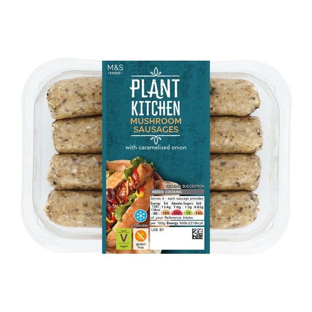 M&S Veggie Mushroom Sausages   320g GOODS M&S   