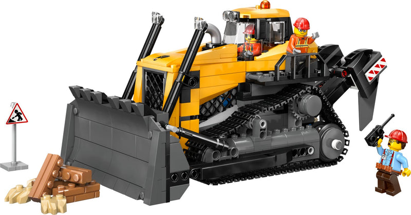 LEGO yellow bulldozer construction set 682 pieces (British brand)